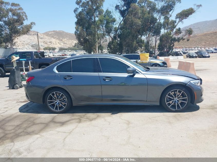 2020 BMW 330I VIN: 3MW5R1J09L8B39907 Lot: 39657710