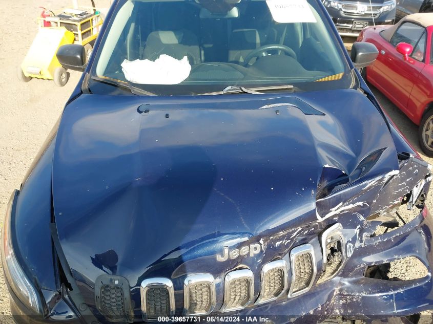 2016 Jeep Cherokee Sport VIN: 1C4PJLAB1GW275638 Lot: 39657731