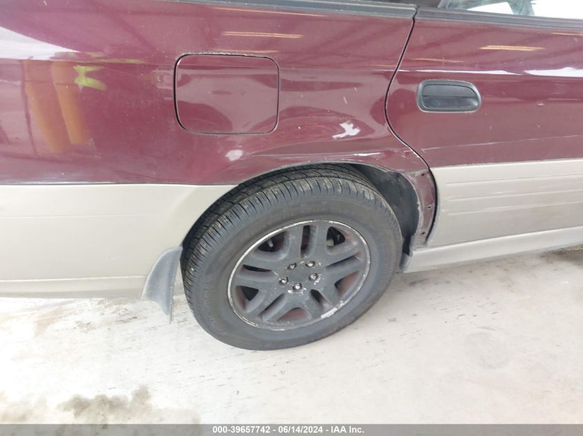 2001 Subaru Outback VIN: 4S3BH665017646543 Lot: 39657742