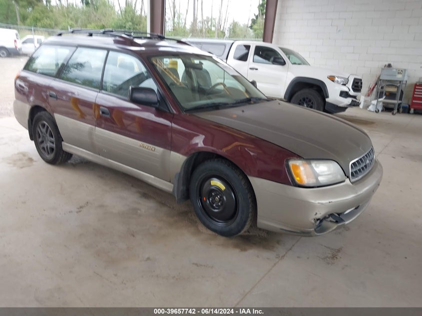 2001 Subaru Outback VIN: 4S3BH665017646543 Lot: 39657742