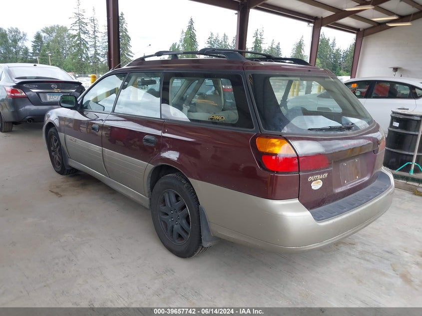 2001 Subaru Outback VIN: 4S3BH665017646543 Lot: 39657742