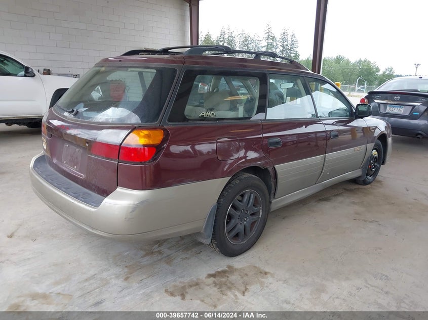 2001 Subaru Outback VIN: 4S3BH665017646543 Lot: 39657742