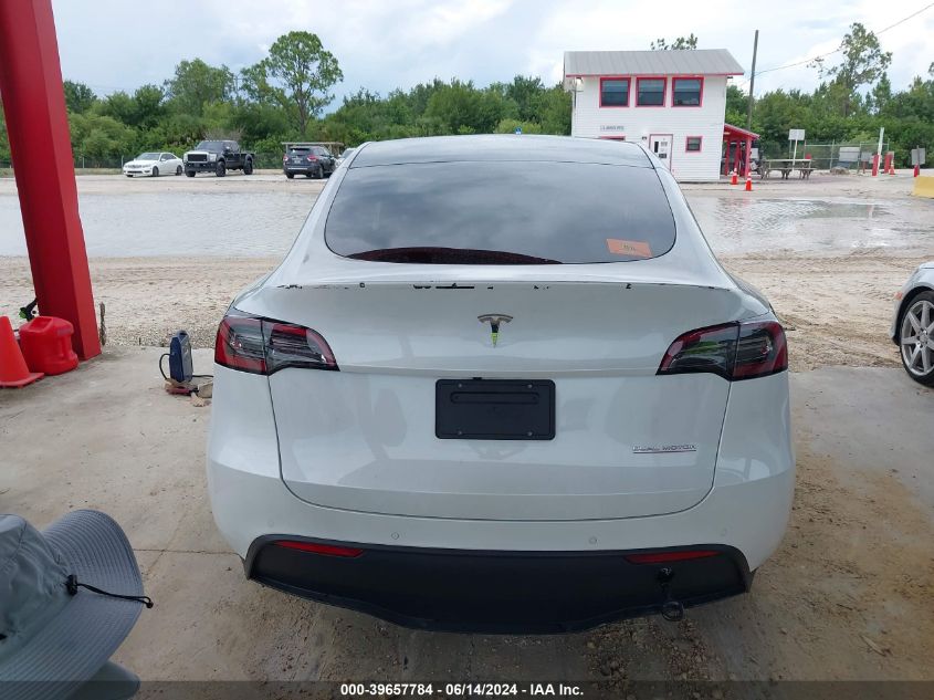 2022 Tesla Model Y Performance Dual Motor All-Wheel Drive VIN: 7SAYGDEF1NF312407 Lot: 39657784