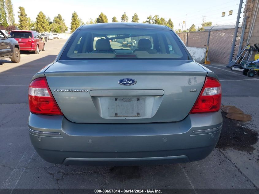 2005 Ford Five Hundred Sel VIN: 1FAFP24185G183236 Lot: 39657814