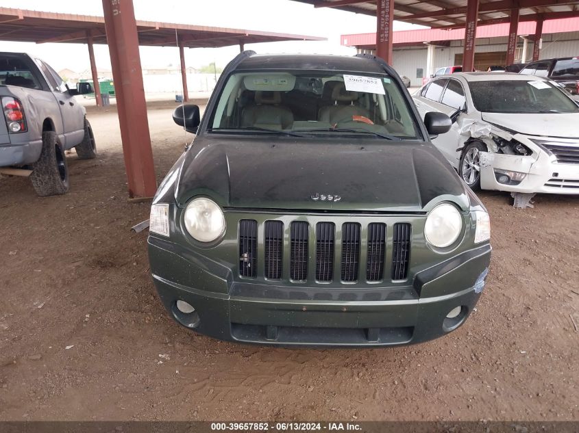 2007 Jeep Compass Sport VIN: 1J8FF47W57D581940 Lot: 39657852