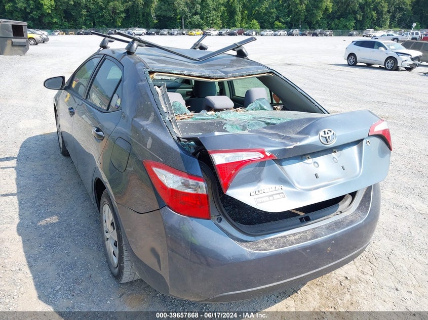 2015 Toyota Corolla L VIN: 2T1BURHE6FC339135 Lot: 39657868