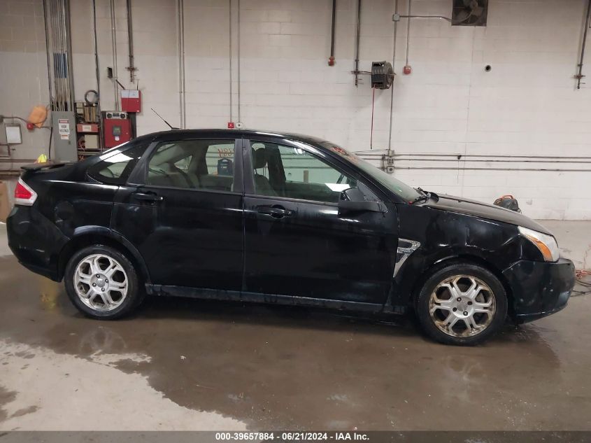 2008 Ford Focus Se/Ses VIN: 1FAHP35N18W259230 Lot: 39657884