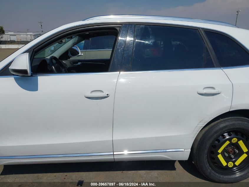 2013 Audi Q5 2.0T Premium VIN: WA1LFAFP4DA050769 Lot: 39657897