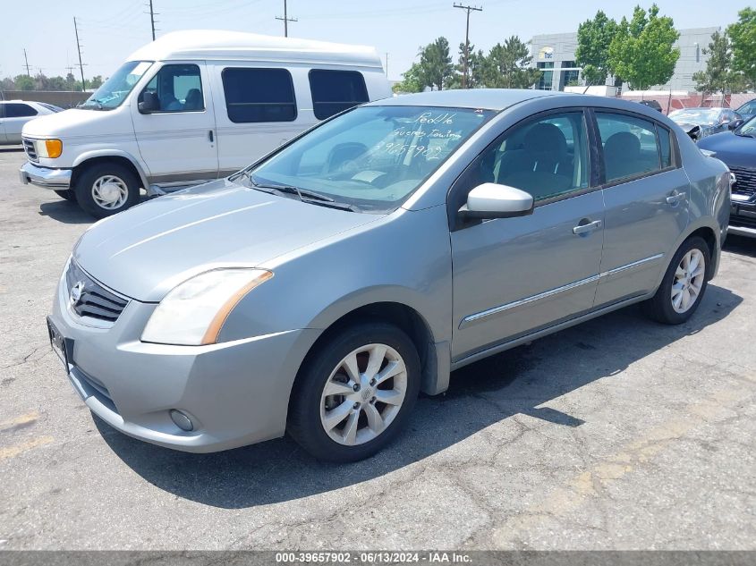 2012 Nissan Sentra 2.0 Sl VIN: 3N1AB6AP9CL619865 Lot: 39657902