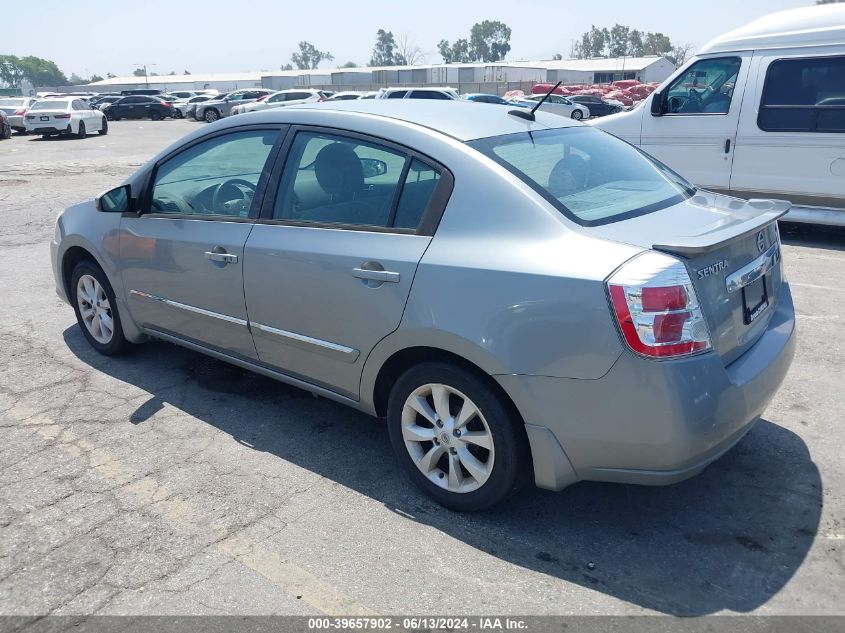 2012 Nissan Sentra 2.0 Sl VIN: 3N1AB6AP9CL619865 Lot: 39657902