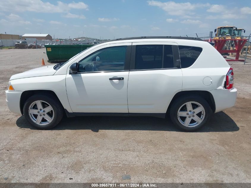 2007 Jeep Compass Sport VIN: 1J8FT47W57D130404 Lot: 39657911