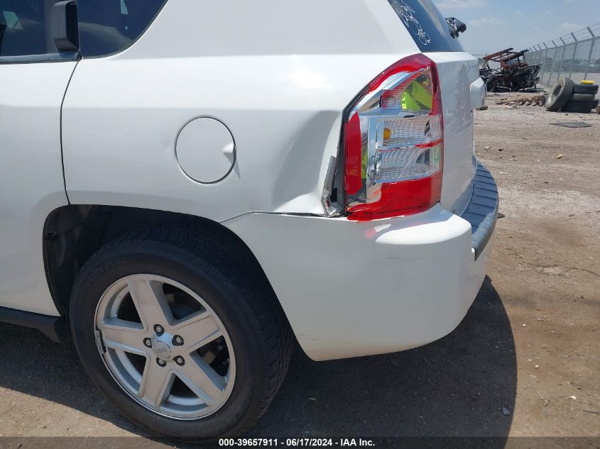 2007 Jeep Compass Sport VIN: 1J8FT47W57D130404 Lot: 39657911