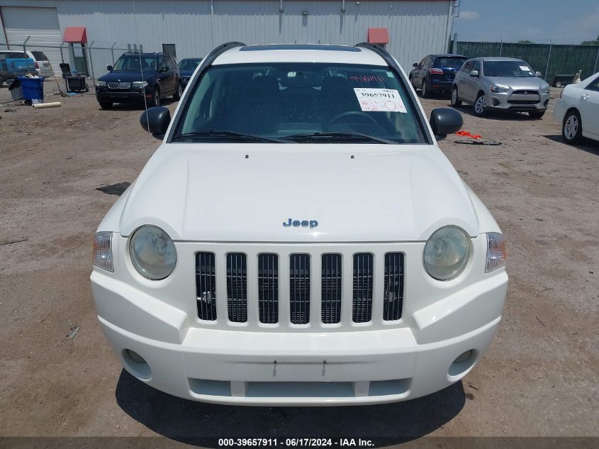 2007 Jeep Compass Sport VIN: 1J8FT47W57D130404 Lot: 39657911