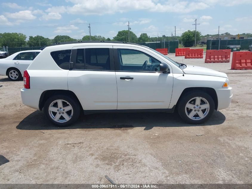2007 Jeep Compass Sport VIN: 1J8FT47W57D130404 Lot: 39657911