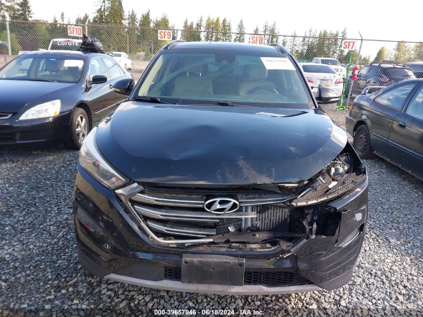 2017 Hyundai Tucson Limited VIN: KM8J3CA24HU394440 Lot: 39657946