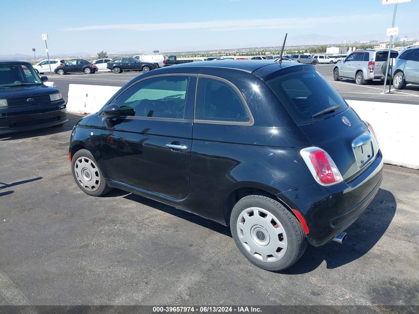 2015 Fiat 500 Pop VIN: 3C3CFFAR5FT549916 Lot: 39657974