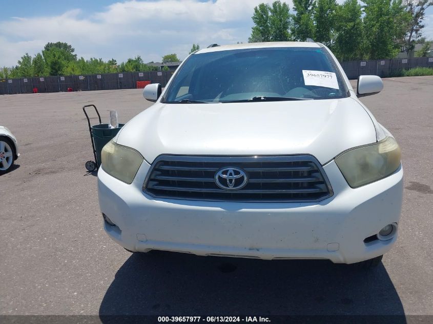 2008 Toyota Highlander Sport VIN: JTEDS43A982003238 Lot: 39657977