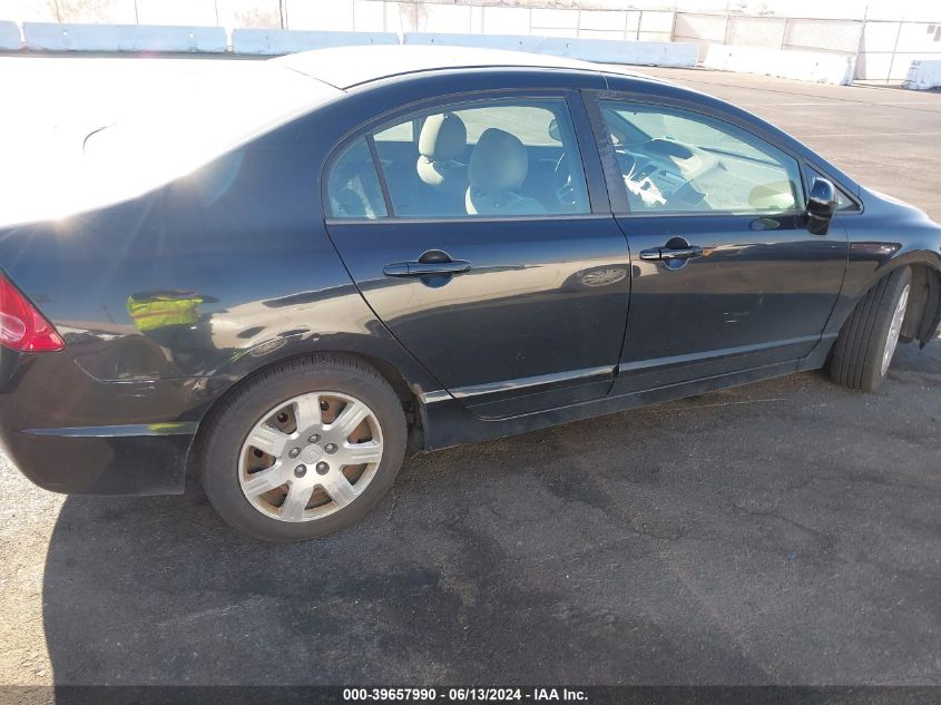 2008 Honda Civic Lx VIN: 1HGFA16568L098804 Lot: 39657990