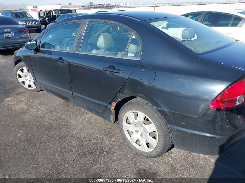 2008 Honda Civic Lx VIN: 1HGFA16568L098804 Lot: 39657990