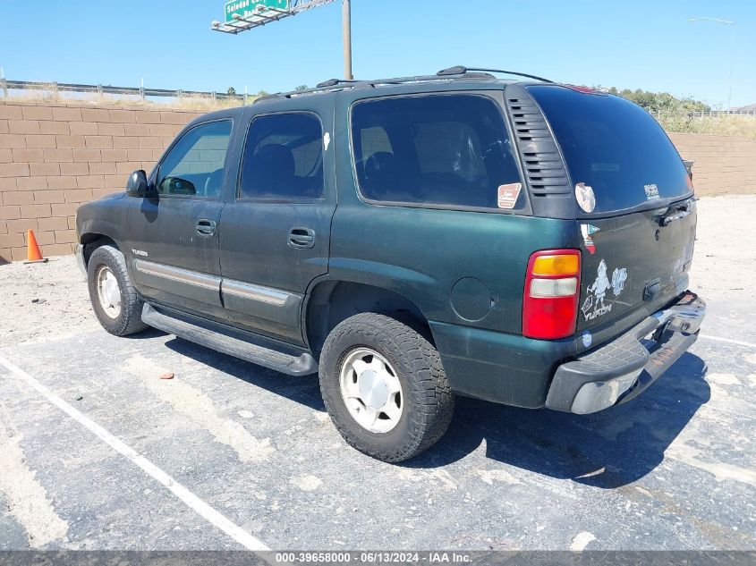 2003 GMC Yukon Sle VIN: 1GKEC13V23R198269 Lot: 39658000