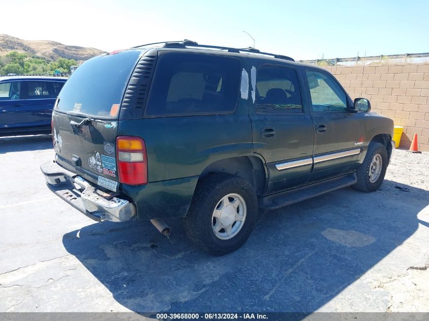 2003 GMC Yukon Sle VIN: 1GKEC13V23R198269 Lot: 39658000