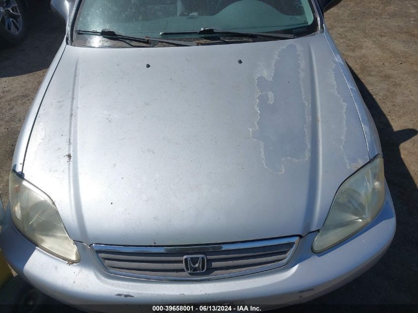 1999 Honda Civic Value Package VIN: 2HGEJ6617XH590887 Lot: 39658001