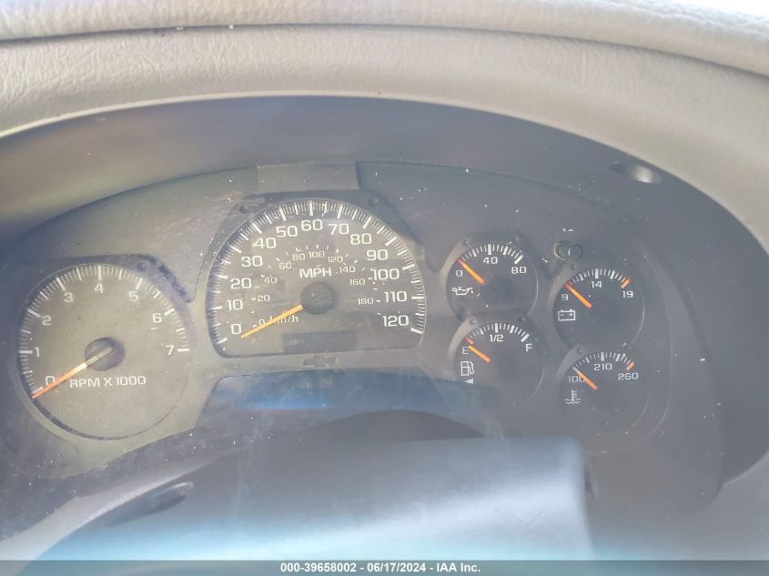 2002 Chevrolet Trailblazer Ls VIN: 1GNDS13S322371974 Lot: 39658002