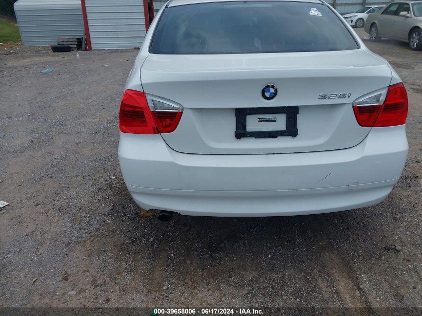 2007 BMW 328I VIN: WBAVA33557PV65368 Lot: 39658006