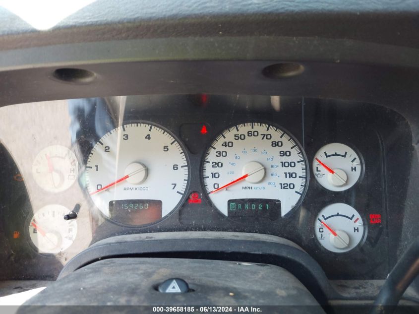 2002 Dodge Ram 1500 St VIN: 1D7HA16K32J129769 Lot: 39658185