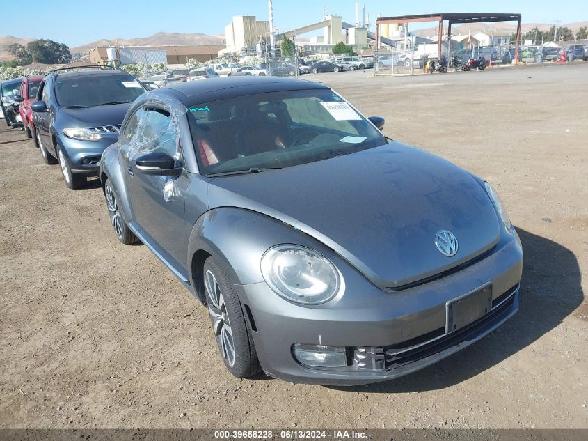 2012 Volkswagen Beetle 2.0T Turbo W/Sun/Snd/Nav Pzev VIN: 3VWVA7AT1CM630418 Lot: 39658228