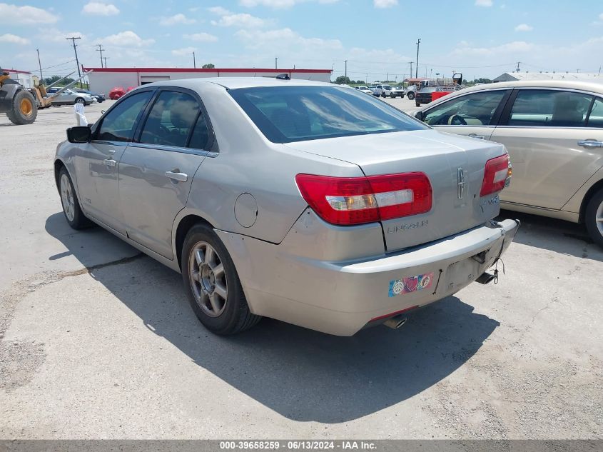 2007 Lincoln Mkz VIN: 3LNHM26T07R633348 Lot: 39658259