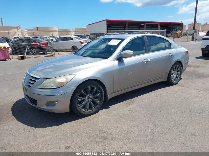 2009 Hyundai Genesis 3.8 VIN: KMHGC46E99U039686 Lot: 39658542