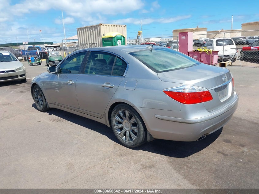2009 Hyundai Genesis 3.8 VIN: KMHGC46E99U039686 Lot: 39658542
