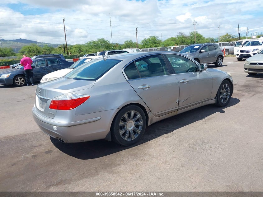 2009 Hyundai Genesis 3.8 VIN: KMHGC46E99U039686 Lot: 39658542