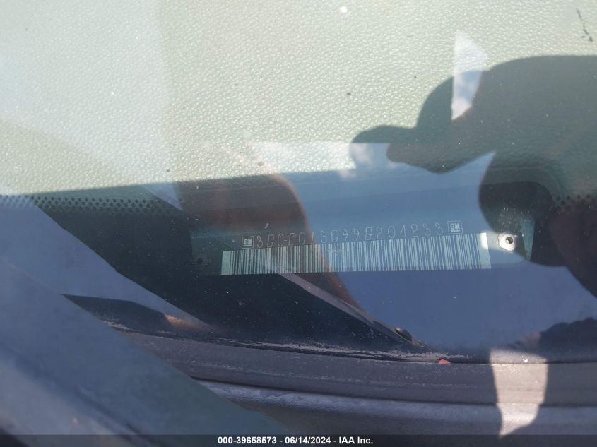 2009 Chevrolet Silverado 1500 Ls VIN: 3GCEC13C99G204233 Lot: 39658573