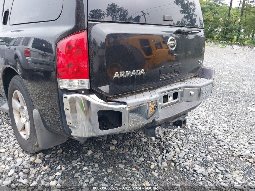 2007 Nissan Armada Se VIN: 5N1BA08A97N717122 Lot: 39658575