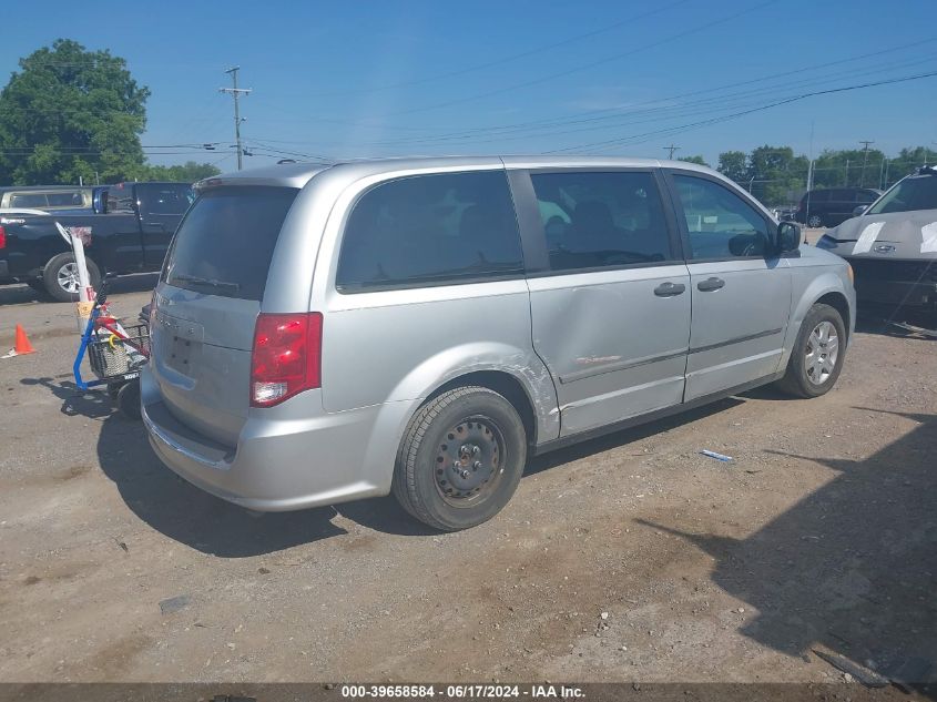2012 Dodge Grand Caravan Se/Avp VIN: 2C4RDGBG2CR244211 Lot: 39658584