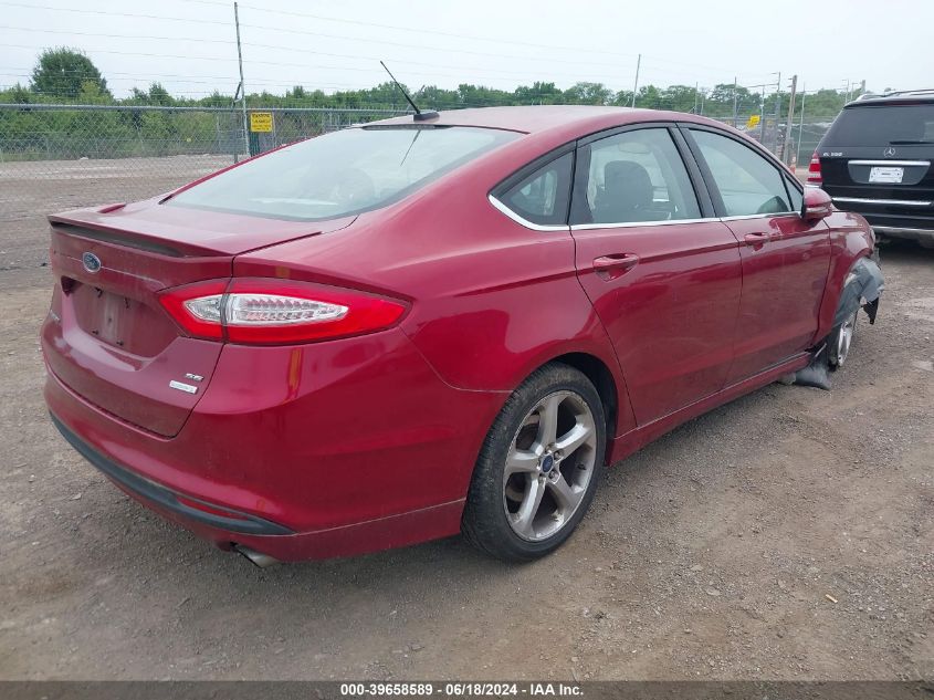 2013 Ford Fusion Se VIN: 3FA6P0HR3DR383887 Lot: 39658589