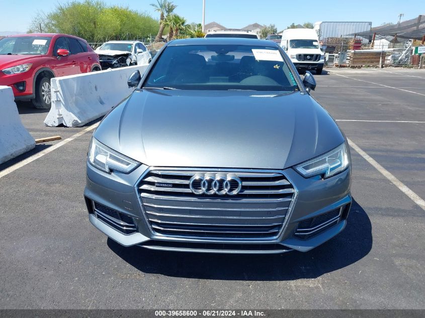 2017 Audi A4 2.0T Premium VIN: WAUENAF4XHN017231 Lot: 39658600