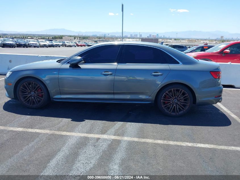 2017 Audi A4 2.0T Premium VIN: WAUENAF4XHN017231 Lot: 39658600