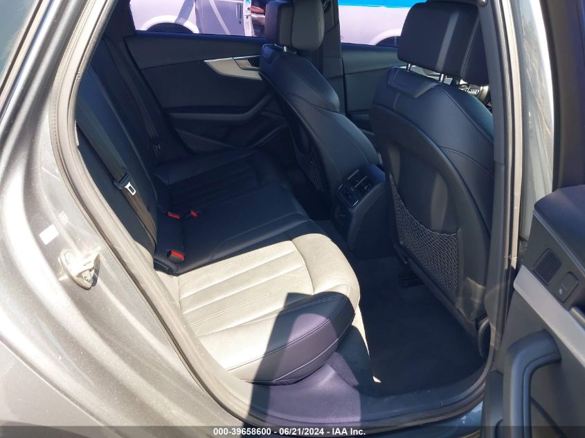 2017 Audi A4 2.0T Premium VIN: WAUENAF4XHN017231 Lot: 39658600