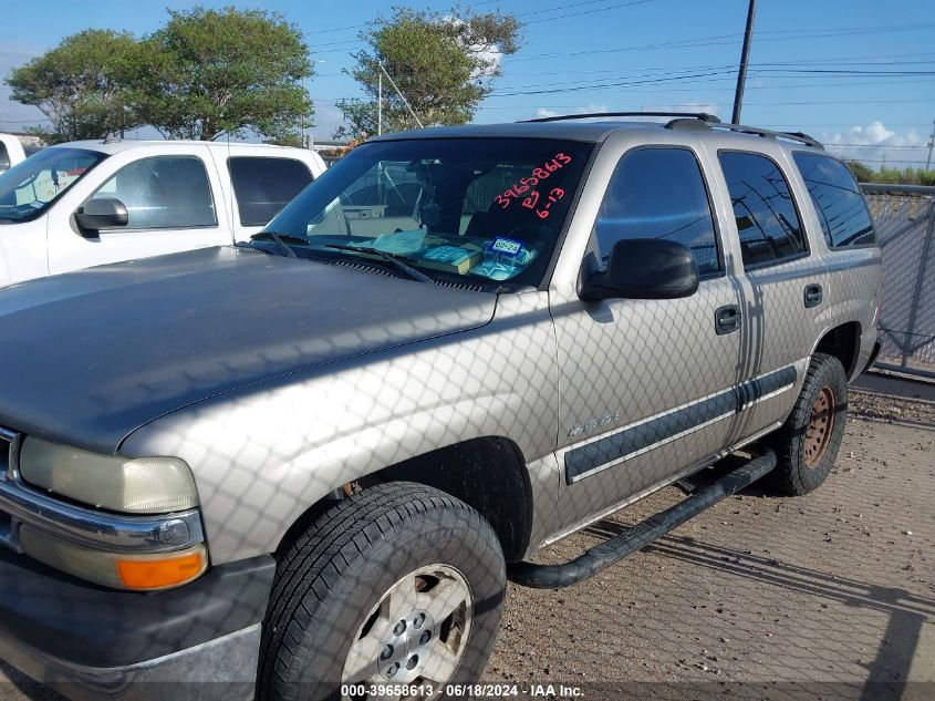 2001 Chevrolet Tahoe Ls VIN: 1GNEC13T71R191414 Lot: 39658613