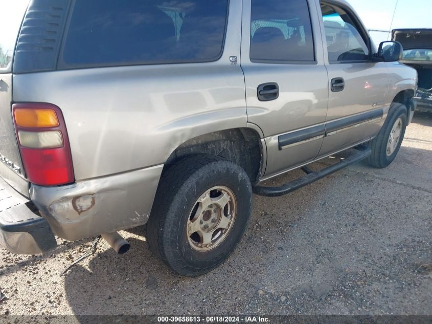 2001 Chevrolet Tahoe Ls VIN: 1GNEC13T71R191414 Lot: 39658613