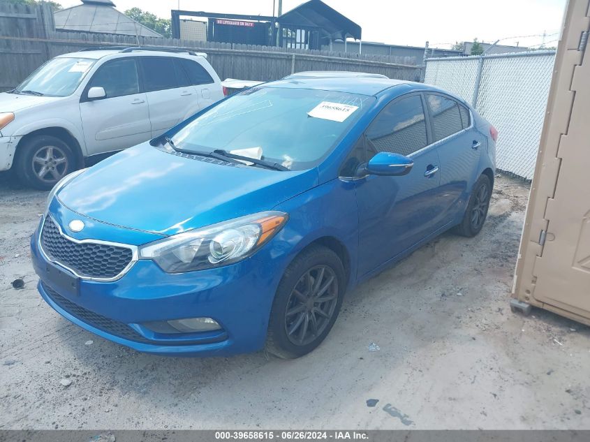 2014 Kia Forte Ex VIN: KNAFX4A89E5052378 Lot: 39658615