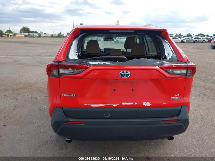 2022 Toyota Rav4 Hybrid Le VIN: 4T3LWRFV4NU052804 Lot: 39658630