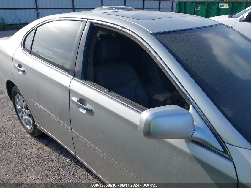 2004 Lexus Es 330 VIN: JTHBA30G145031785 Lot: 39658636