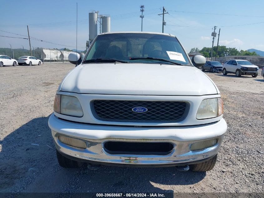 1997 Ford F-150 Lariat/Xl/Xlt VIN: 1FTEX18L8VNB98309 Lot: 39658667