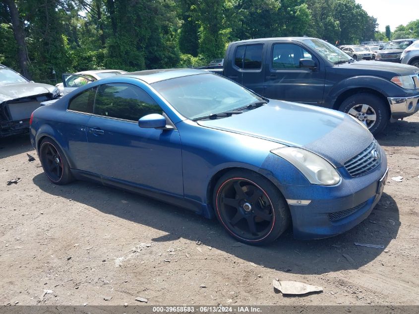 2006 Infiniti G35 VIN: JNKCV54E66M708366 Lot: 39658683