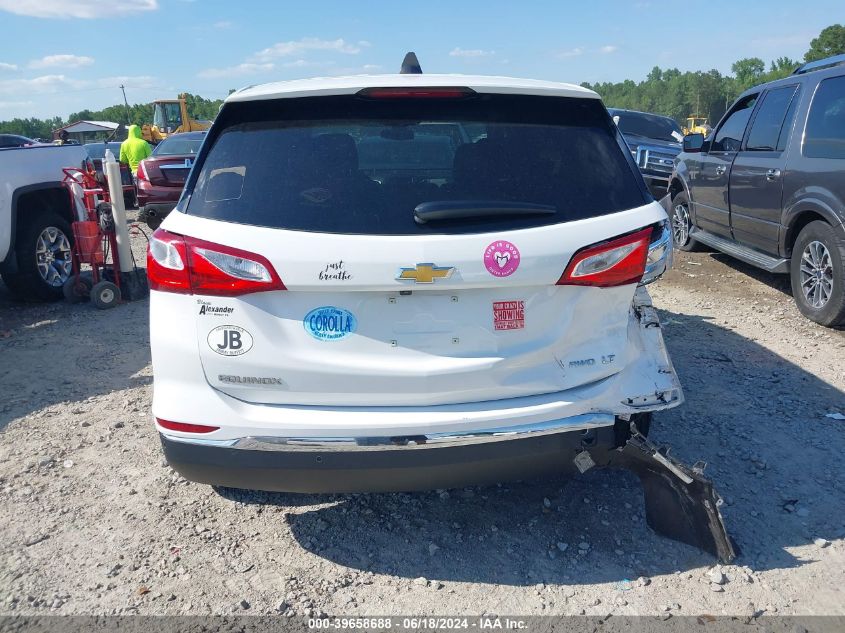 2020 Chevrolet Equinox Awd Lt 1.5L Turbo VIN: 3GNAXUEV1LS597854 Lot: 39658688