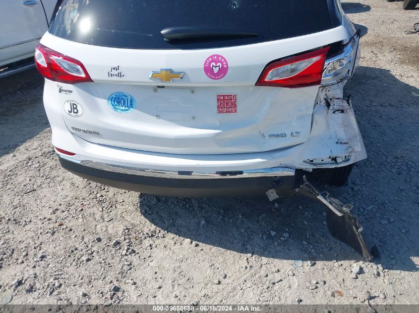 2020 Chevrolet Equinox Awd Lt 1.5L Turbo VIN: 3GNAXUEV1LS597854 Lot: 39658688